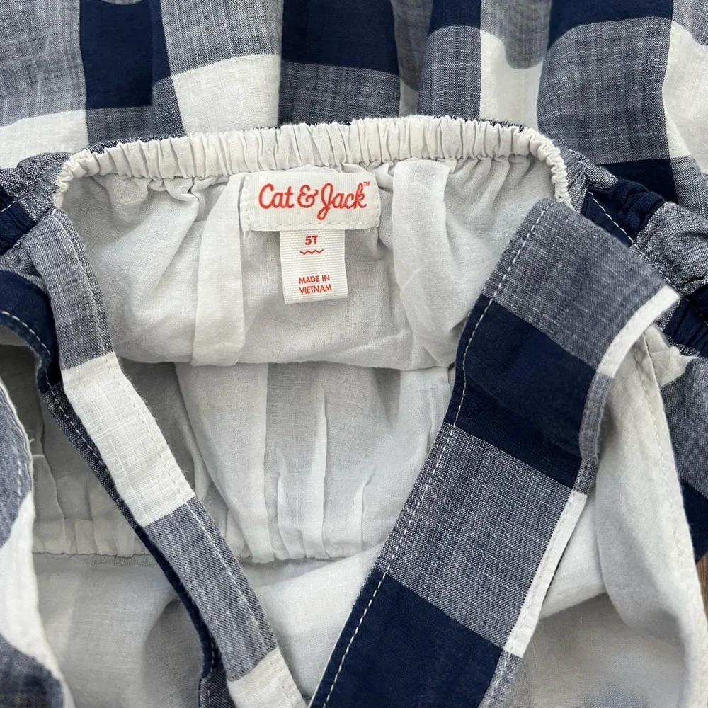 Gingham pinafore dress - Picture 4 of 5